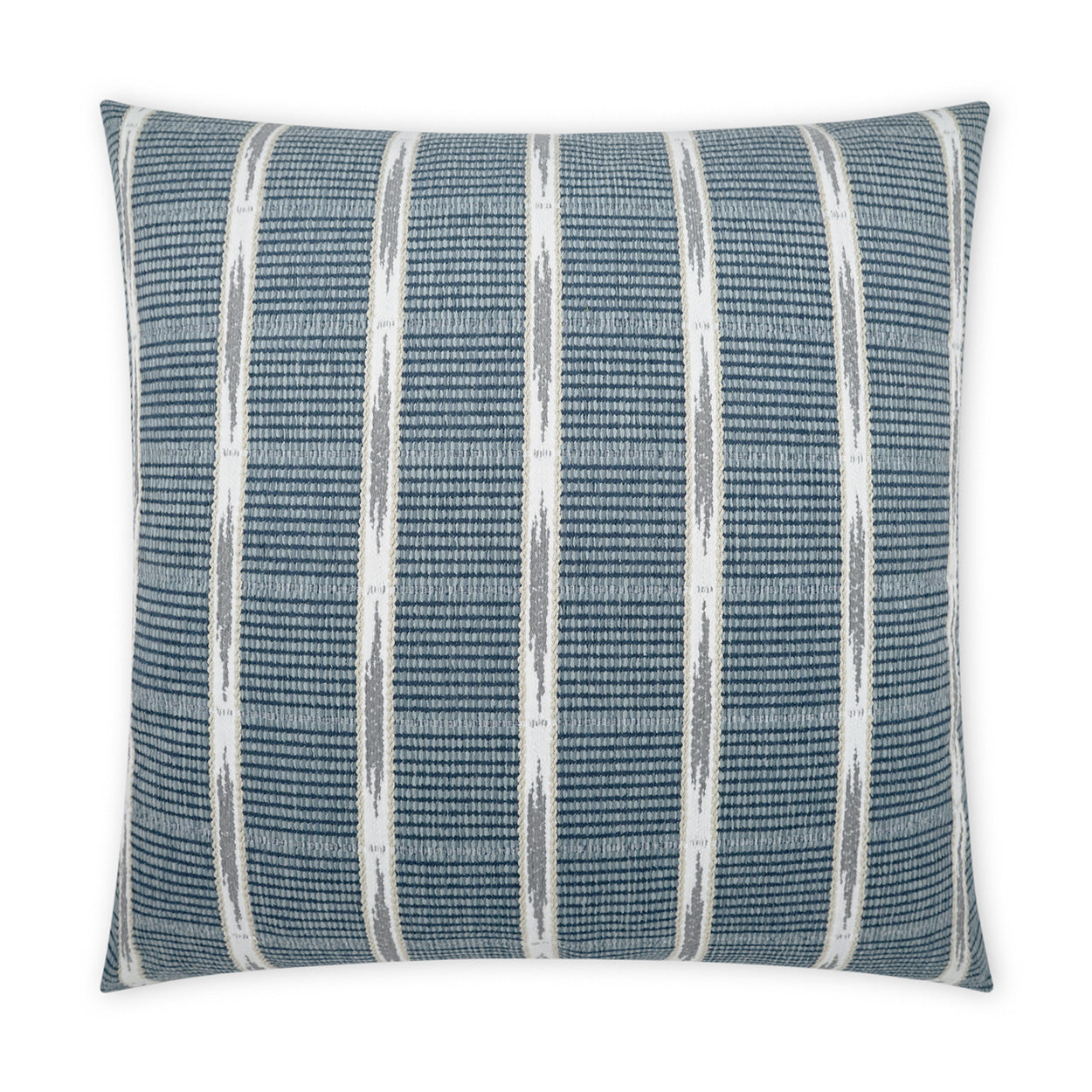 D.V. KAP HOME   22" x 22" Outdoor Henson Pillow Plaid - Check, Transitional, Global    - OD-430-2222