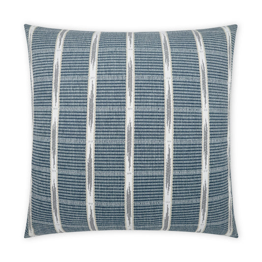 D.V. KAP HOME   22" x 22" Outdoor Henson Pillow Plaid - Check, Transitional, Global    - OD-430-2222