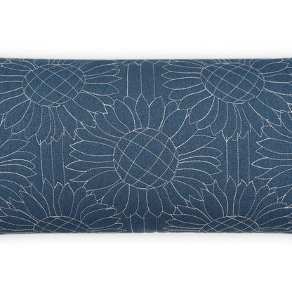 D.V. KAP HOME   12" x 24" Outdoor Gerber Lumbar Pillow Floral, Farmhouse    - OD-443-1224