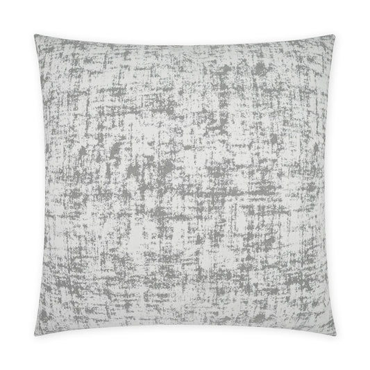 D.V. KAP HOME   22" x 22" Outdoor Bluff Pillow - Grey Textured, Transitional, Abstract     - OD-448-G-2222