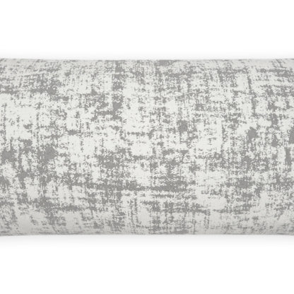 D.V. KAP HOME   12" x 24" Outdoor Bluff Lumbar Pillow - Grey Textured, Transitional, Abstract     - OD-449-G-1224
