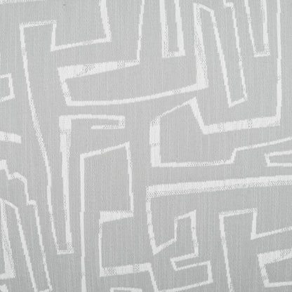 D.V. KAP HOME   22" x 22" Outdoor Theon Pillow - Grey Modern, Abstract, Geometric    - OD-450-G-2222