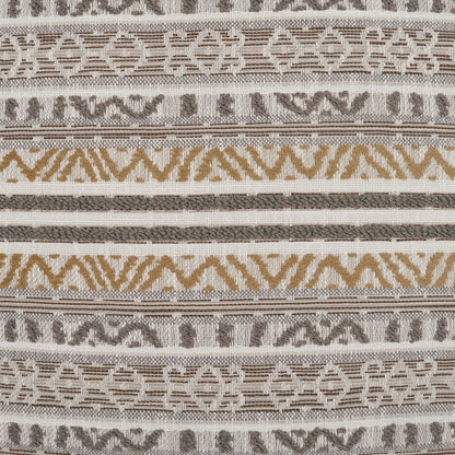 D.V. KAP HOME   22" x 22" Outdoor Motiva Pillow - Birch Global, Farmhouse, Stripes    - OD-456-B-2222