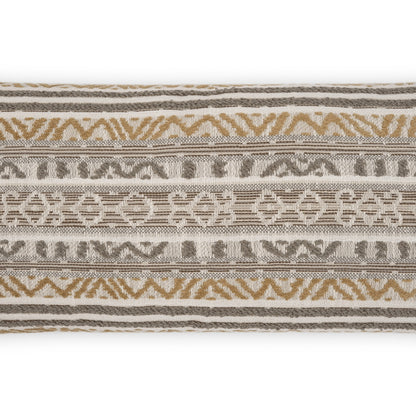 D.V. KAP HOME   12" x 24" Outdoor Motiva Lumbar Pillow - Birch Global, Farmhouse, Stripes    - OD-457-B-1224