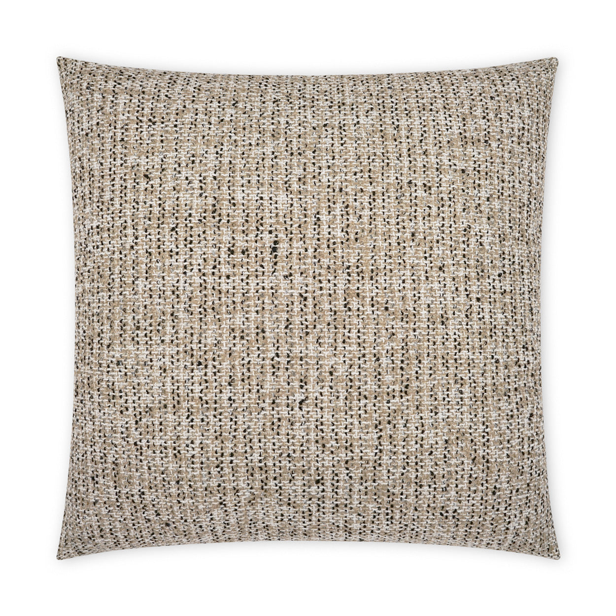 D.V. KAP HOME   22" x 22" Outdoor Particle Pillow - Pepper Textured, Farmhouse, Stripes    - OD-459-P-2222