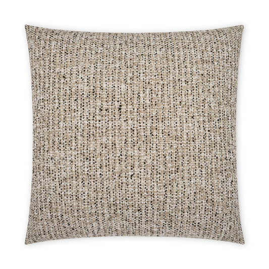 D.V. KAP HOME   22" x 22" Outdoor Particle Pillow - Pepper Textured, Farmhouse, Stripes    - OD-459-P-2222