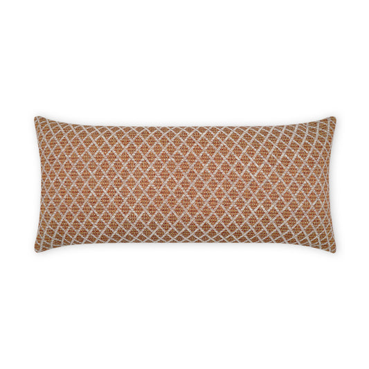 D.V. KAP HOME   12" x 24" Outdoor Ambree Lumbar Pillow - Adobe Traditional    - OD-462-A-1224