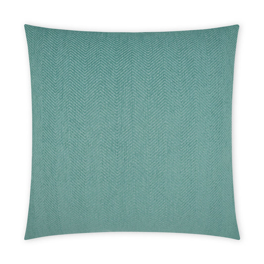 D.V. KAP HOME   22" x 22" Outdoor Justify Pillow - Pool Chevron, Solid    - OD-465-P-2222