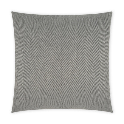 D.V. KAP HOME   22" x 22" Outdoor Justify Pillow - Slate Chevron, Solid    - OD-465-S-2222