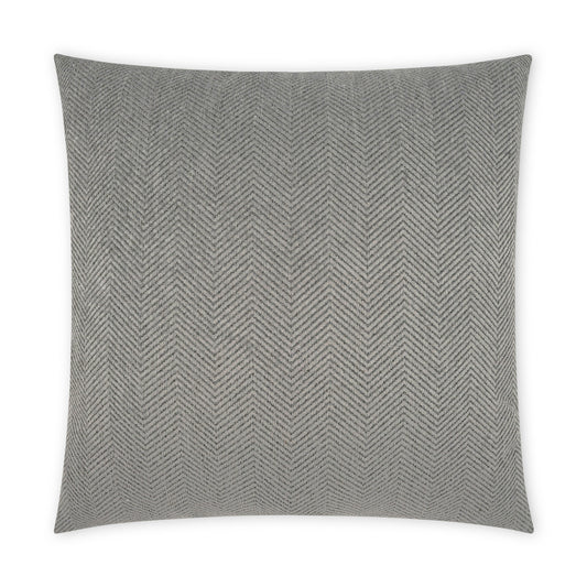 D.V. KAP HOME   22" x 22" Outdoor Justify Pillow - Slate Chevron, Solid    - OD-465-S-2222