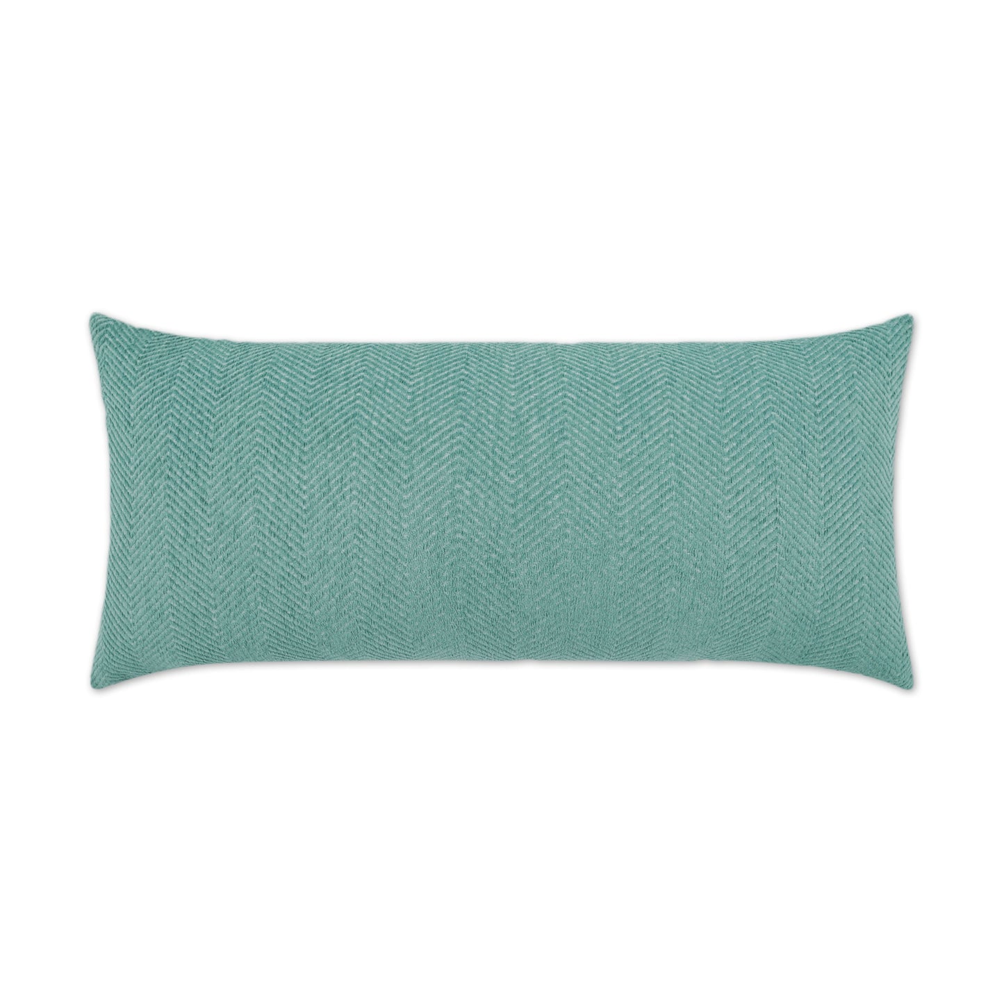 D.V. KAP HOME   12" x 24" Outdoor Justify Lumbar Pillow - Pool Chevron, Solid    - OD-466-P-1224
