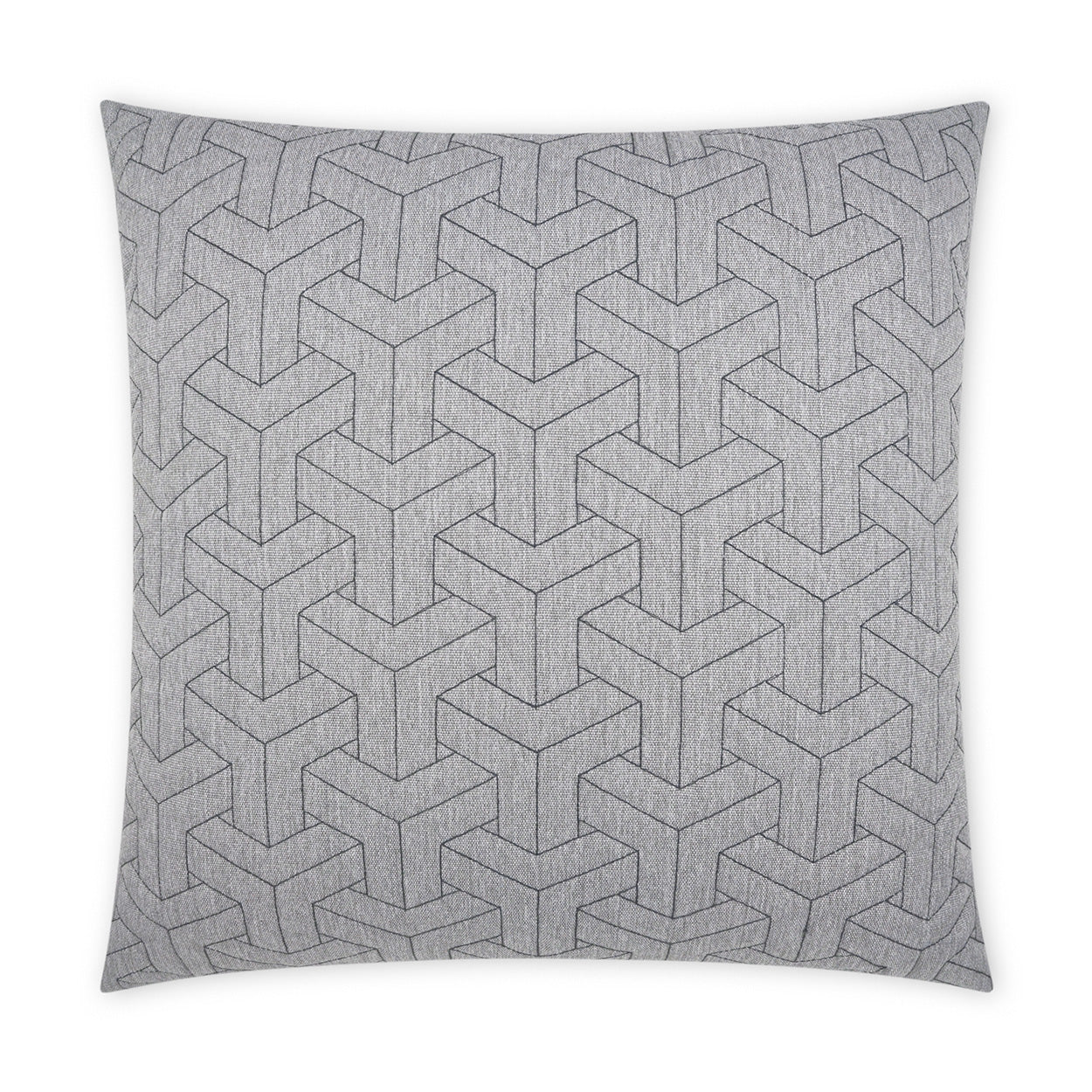 D.V. KAP HOME   22" x 22" Outdoor Peace Pillow Geometric, Modern    - OD-473-2222