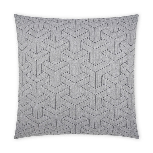 D.V. KAP HOME   22" x 22" Outdoor Peace Pillow Geometric, Modern    - OD-473-2222