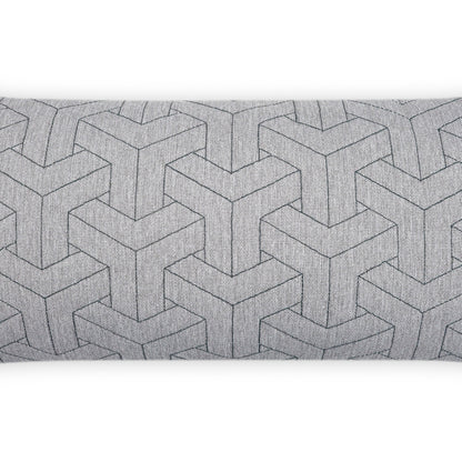 D.V. KAP HOME   12" x 24" Outdoor Peace Lumbar Pillow Geometric, Modern    - OD-474-1224