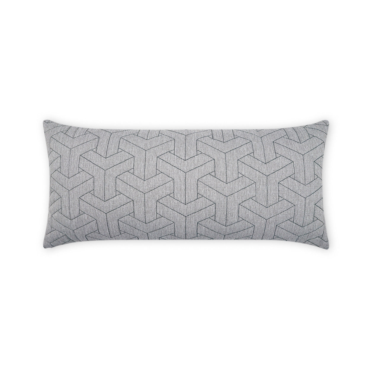 D.V. KAP HOME   12" x 24" Outdoor Peace Lumbar Pillow Geometric, Modern    - OD-474-1224