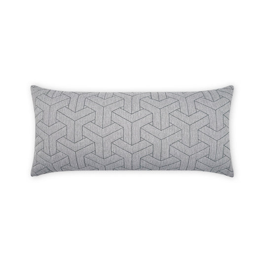 D.V. KAP HOME   12" x 24" Outdoor Peace Lumbar Pillow Geometric, Modern    - OD-474-1224