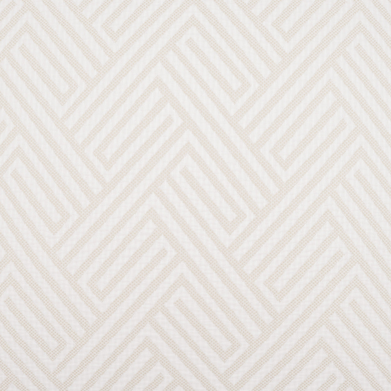 D.V. KAP HOME   22" x 22" Outdoor Mandros Pillow - Ivory Chevron, Geometric, Traditional    - OD-475-I-2222