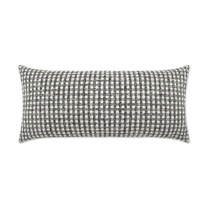D.V. KAP HOME   12" x 24" Outdoor Heart Stone Lumbar Pillow - Grey Farmhouse, Beach    - OD-480-G-1224