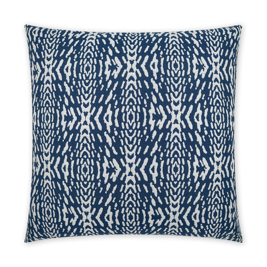 D.V. KAP HOME   22" x 22" Outdoor Riff Pillow - Blue Global    - OD-483-B-2222