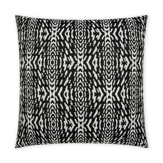 D.V. KAP HOME   22" x 22" Outdoor Riff Pillow - Ebony Global    - OD-483-E-2222