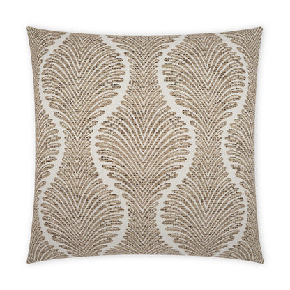 Palmyra Taupe Decorative Pillow 22” x 22” for indoor and outdoor use, featuring a textured taupe pattern. Durable, weather-resistant, and stylish, perfect for sofas, beds, accent chairs, patios, or outdoor seating. Adds comfort, elegance, and versatility to modern, transitional, and contemporary décor.