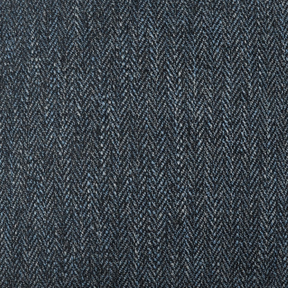 D.V. KAP HOME   22" x 22" Outdoor Stratford Pillow - Denim Textured, Solid, Chevron    - OD-495-D-2222