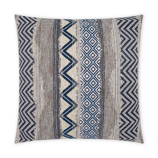 D.V. KAP HOME   22" x 22" Outdoor Embolden Pillow - Blue Global    - OD-497-B-2222