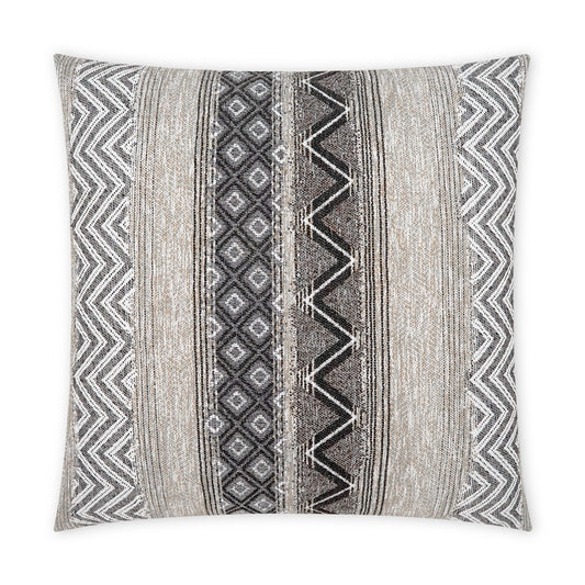 D.V. KAP HOME   22" x 22" Outdoor Embolden Pillow - Taupe Global    - OD-497-T-2222