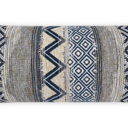 D.V. KAP HOME   12" x 24" Outdoor Embolden Lumbar Pillow - Blue Global    - OD-498-B-1224