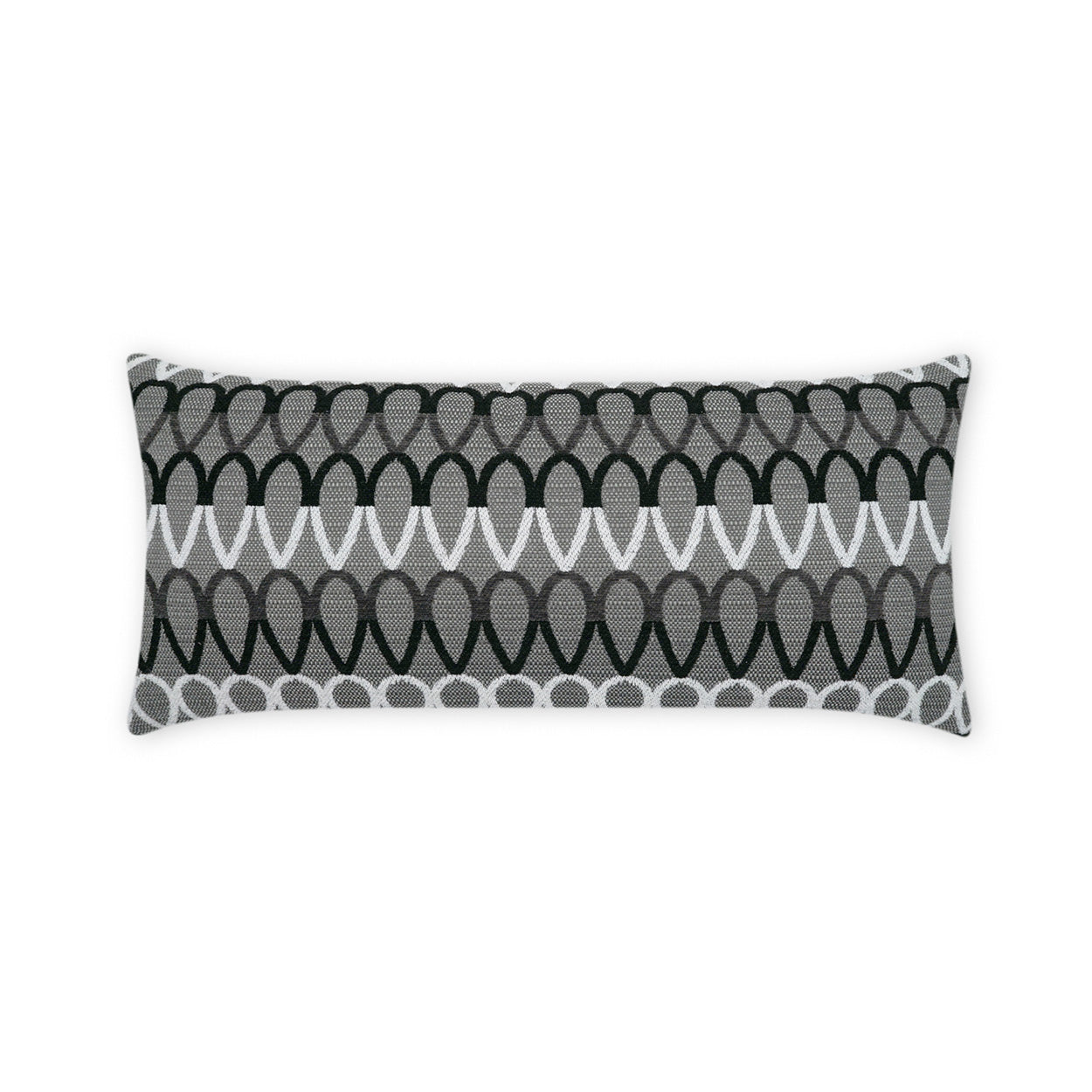 D.V. KAP HOME   12" x 24" Outdoor Lozenge Lumbar Pillow Traditional, Geometric     - OD-510-1224