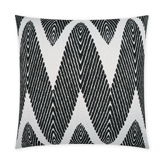 D.V. KAP HOME   22" x 22" Outdoor Spire Pillow Chevron, Transitional, Global    - OD-511-2222