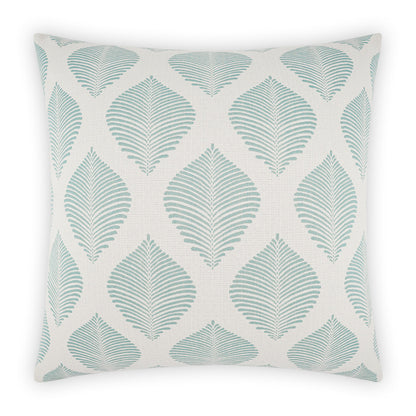 D.V. KAP HOME   22" x 22" Outdoor Palmero Pillow - Spa Global, Floral    - OD-512-S-2222