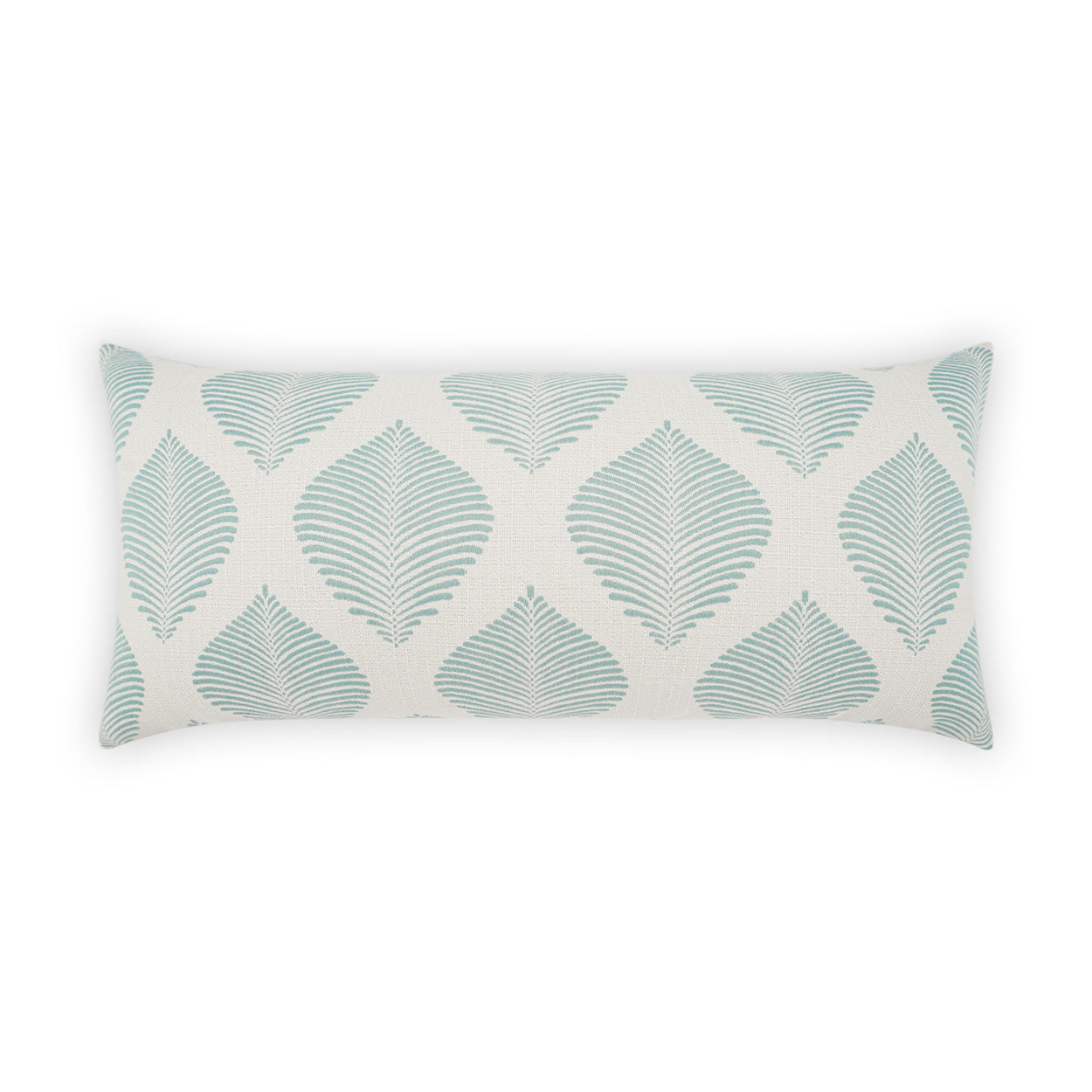 D.V. KAP HOME   12" x 24" Outdoor Palmero Lumbar Pillow - Spa Global, Floral    - OD-513-S-1224