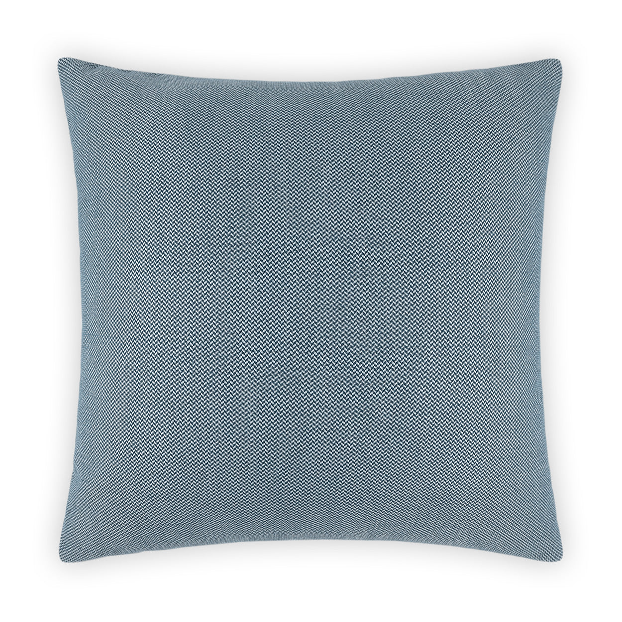 D.V. KAP HOME   22" x 22" Outdoor Pyke Pillow - Blue Solid, Chevron    - OD-522-B-2222