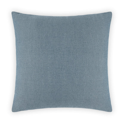 D.V. KAP HOME   22" x 22" Outdoor Pyke Pillow - Blue Solid, Chevron    - OD-522-B-2222