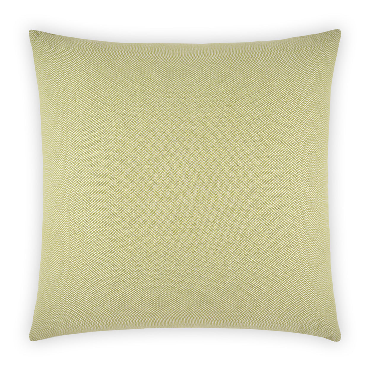 D.V. KAP HOME   22" x 22" Outdoor Pyke Pillow - Green Solid, Chevron    - OD-522-G-2222