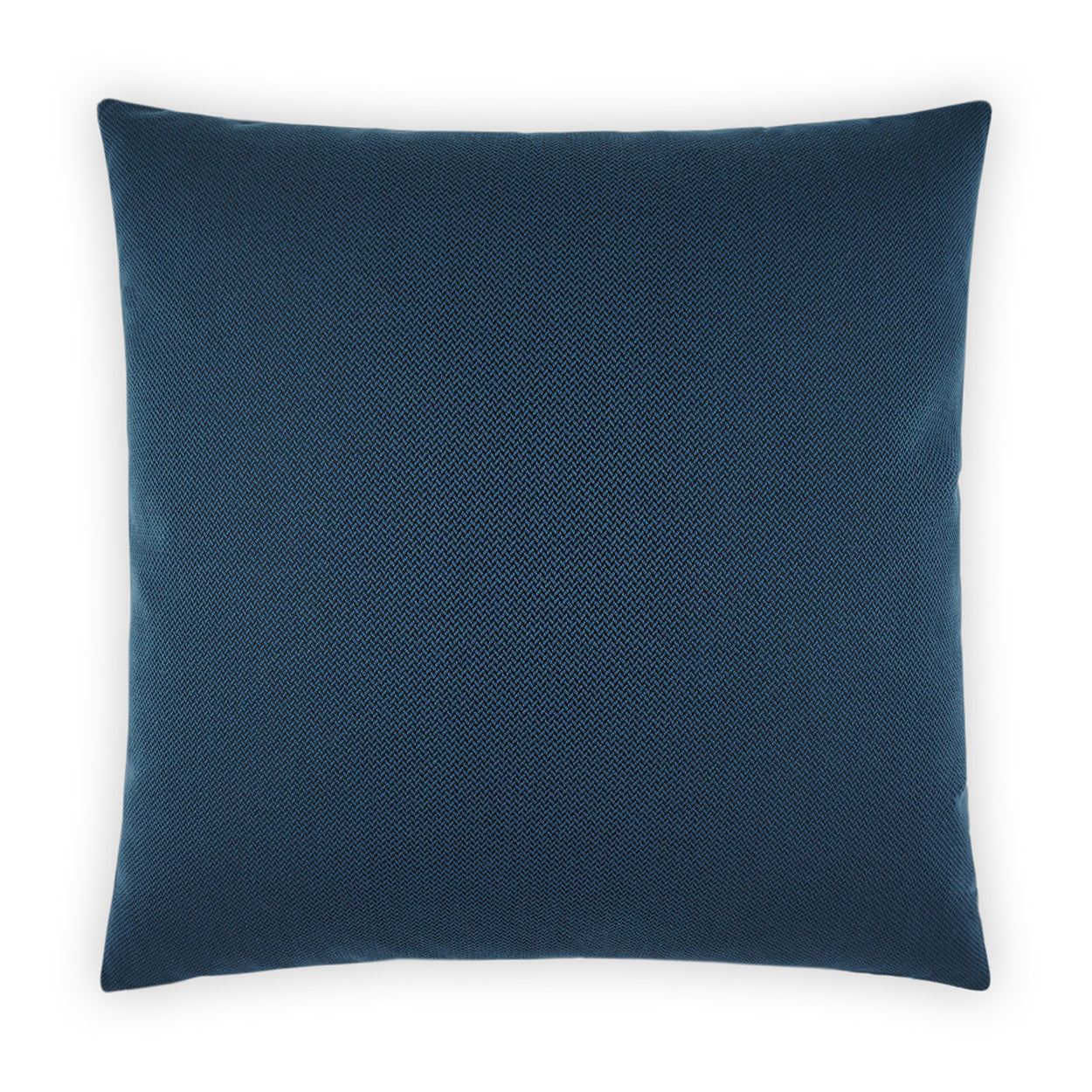 D.V. KAP HOME   22" x 22" Outdoor Pyke Pillow - Navy Solid, Chevron    - OD-522-N-2222