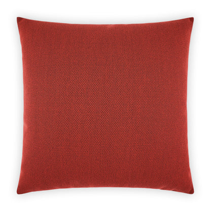 D.V. KAP HOME   22" x 22" Outdoor Pyke Pillow - Red Solid, Chevron    - OD-522-R-2222