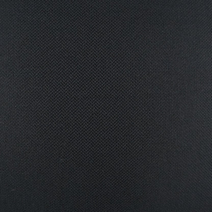 Dark charcoal fabric with tight weave texture, close-up of textile material.