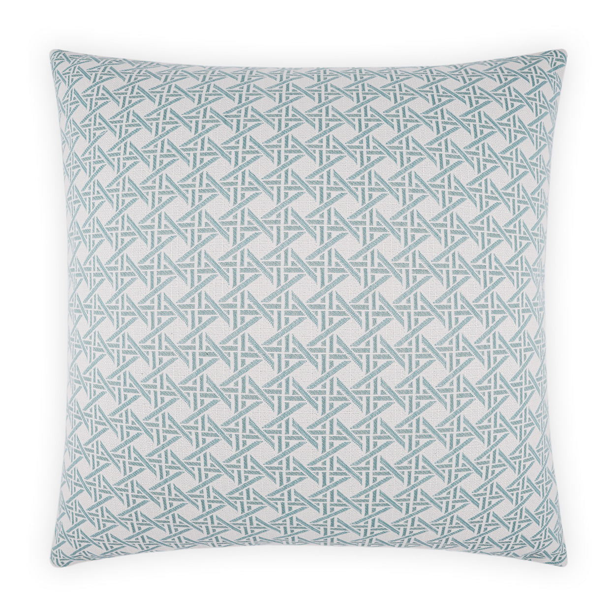 D.V. KAP HOME   22" x 22" Outdoor Pella Pillow - Spa Transitional, Geometric     - OD-524-S-2222