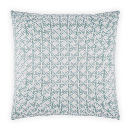 D.V. KAP HOME   22" x 22" Outdoor Pella Pillow - Spa Transitional, Geometric     - OD-524-S-2222