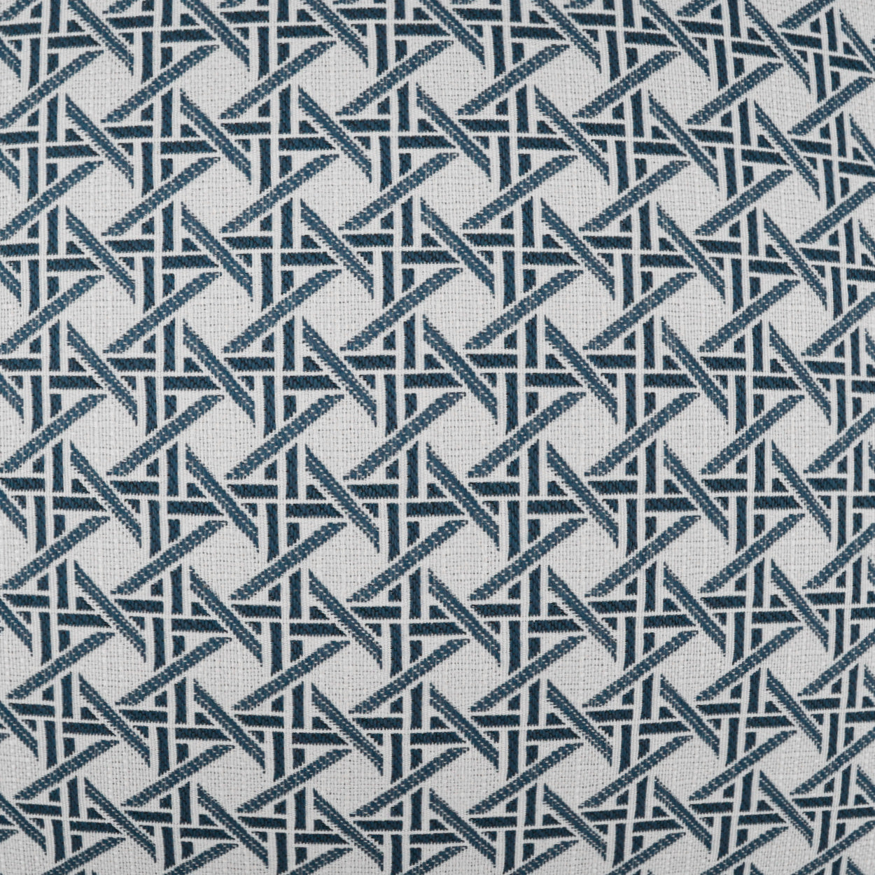 D.V. KAP HOME   12" x 24" Outdoor Pella Lumbar Pillow - Blue Transitional, Geometric     - OD-525-B-1224