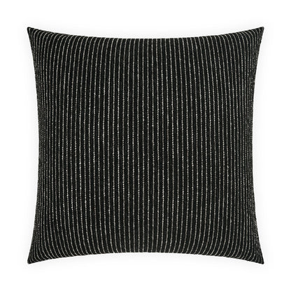D.V. KAP HOME   22" x 22" Outdoor Burson Pillow - Onyx Stripes, Beach, Global    - OD-526-O-2222