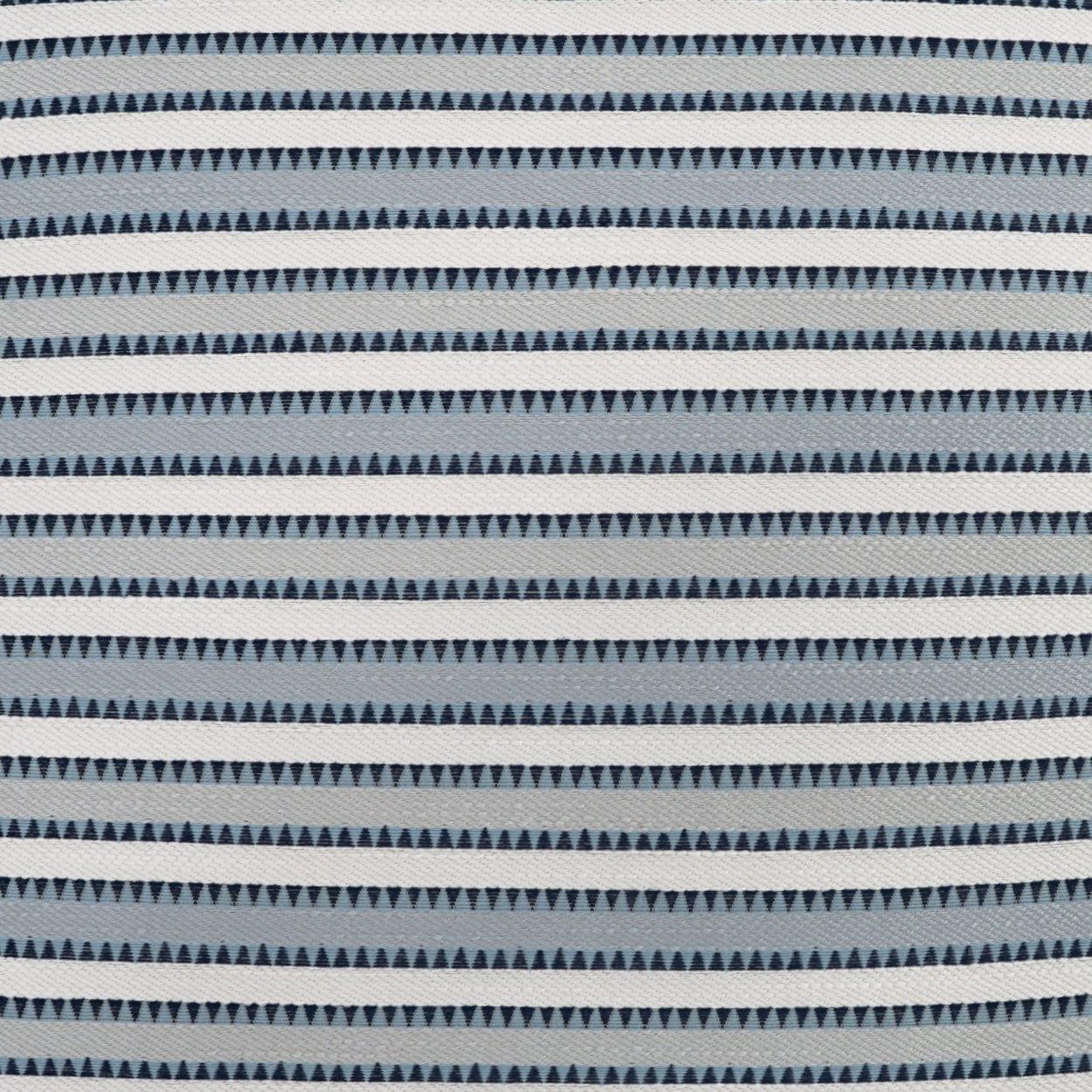 D.V. KAP HOME   22" x 22" Outdoor Calica Pillow - Azure Stripes, Western Chic    - OD-533-A-2222