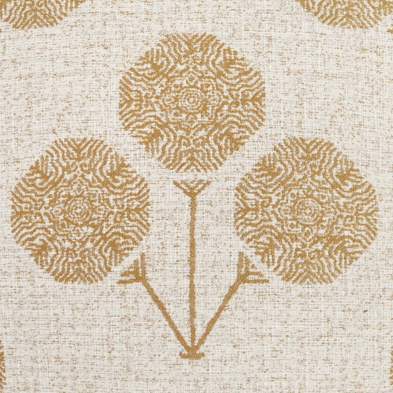 D.V. KAP HOME   22" x 22" Outdoor Soonsa Pillow - Gilt Floral    - OD-535-G-2222