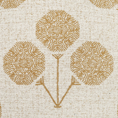 D.V. KAP HOME   22" x 22" Outdoor Soonsa Pillow - Gilt Floral    - OD-535-G-2222