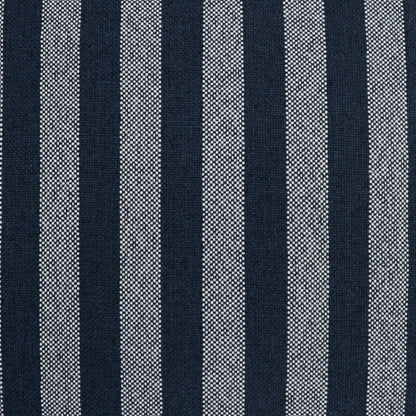 D.V. KAP HOME   22" x 22" Outdoor Seaport Pillow - Navy Stripes, Farmhouse, Beach, Nautical    - OD-542-N-2222