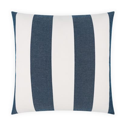 D.V. KAP HOME   22"x22" Outdoor Melbourne Pillow - Marine Stripes, Nautical, Beach    - OD-546-M-2222