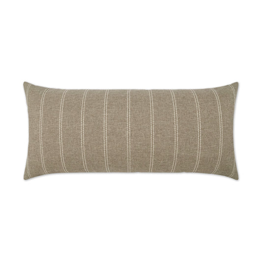 D.V. KAP HOME   12"x24" Outdoor Nassau Lumbar Pillow Stripes, Nautical, Beach    - OD-549-1224