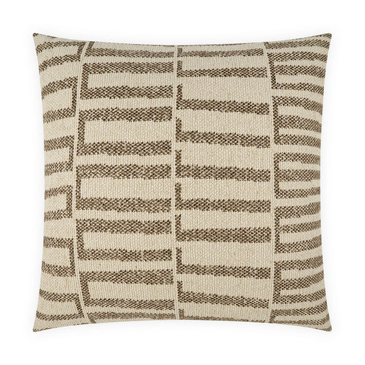 D.V. KAP HOME   22"x22" Outdoor Sotis Pillow - Bark Global, Beach    - OD-550-B-2222